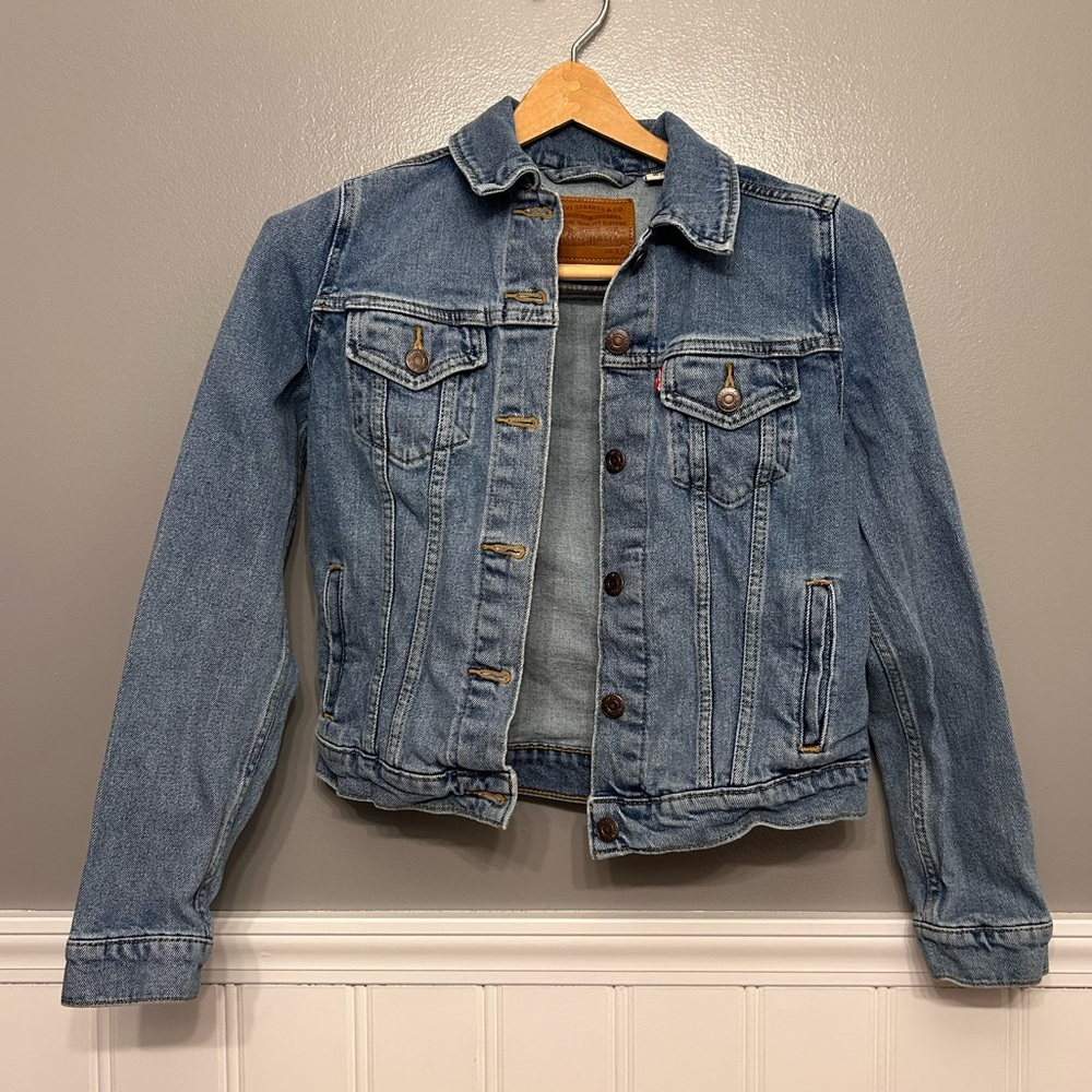 Levi Strauss premium denim trucker jacket